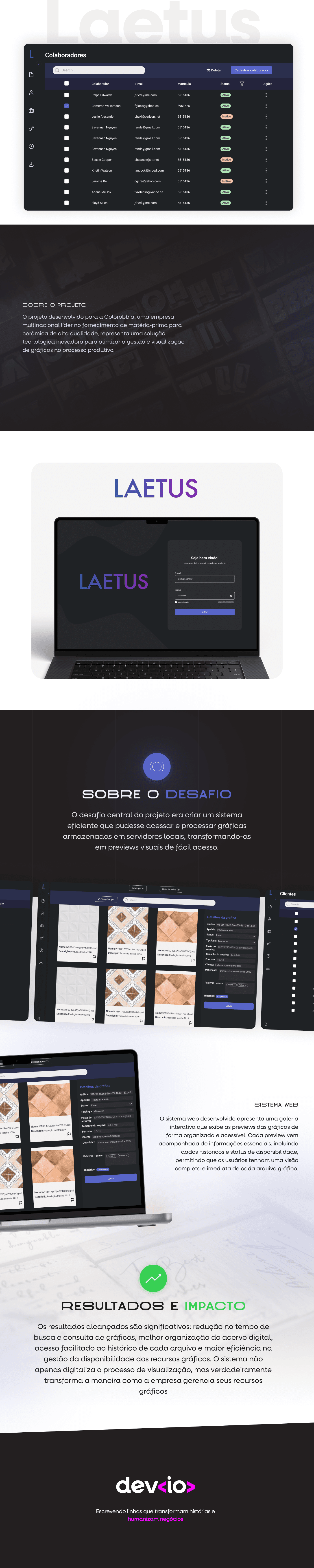 Colorobbia Interface